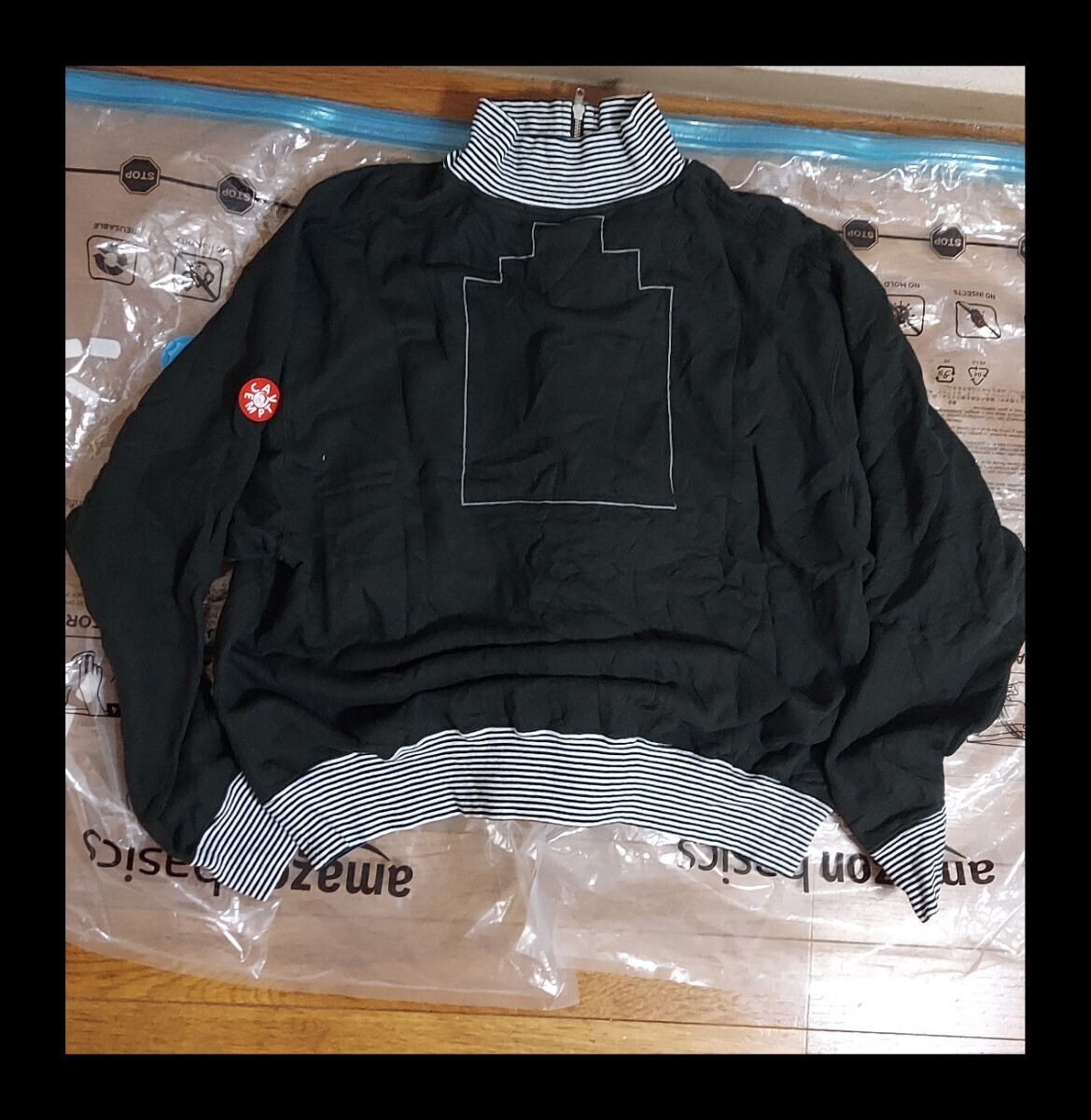 C.E CAV EMPT HALF ZIP CASUAL SWEAT CES24CS04 XL スウェット トレーナー 日本製 未着用品の画像2