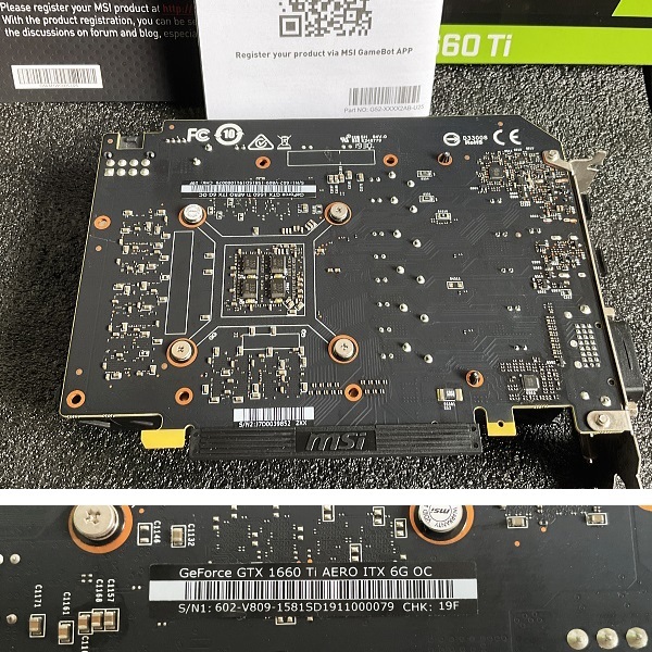 ■msi GeForce GTX1660Ti AERO ITX 6G OC EDITIONの画像5