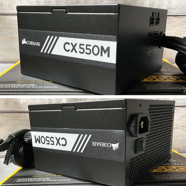 ■CORSAIR CX550M 80PLUS BRONZE認定 550W ATX PC電源ユニットの画像5