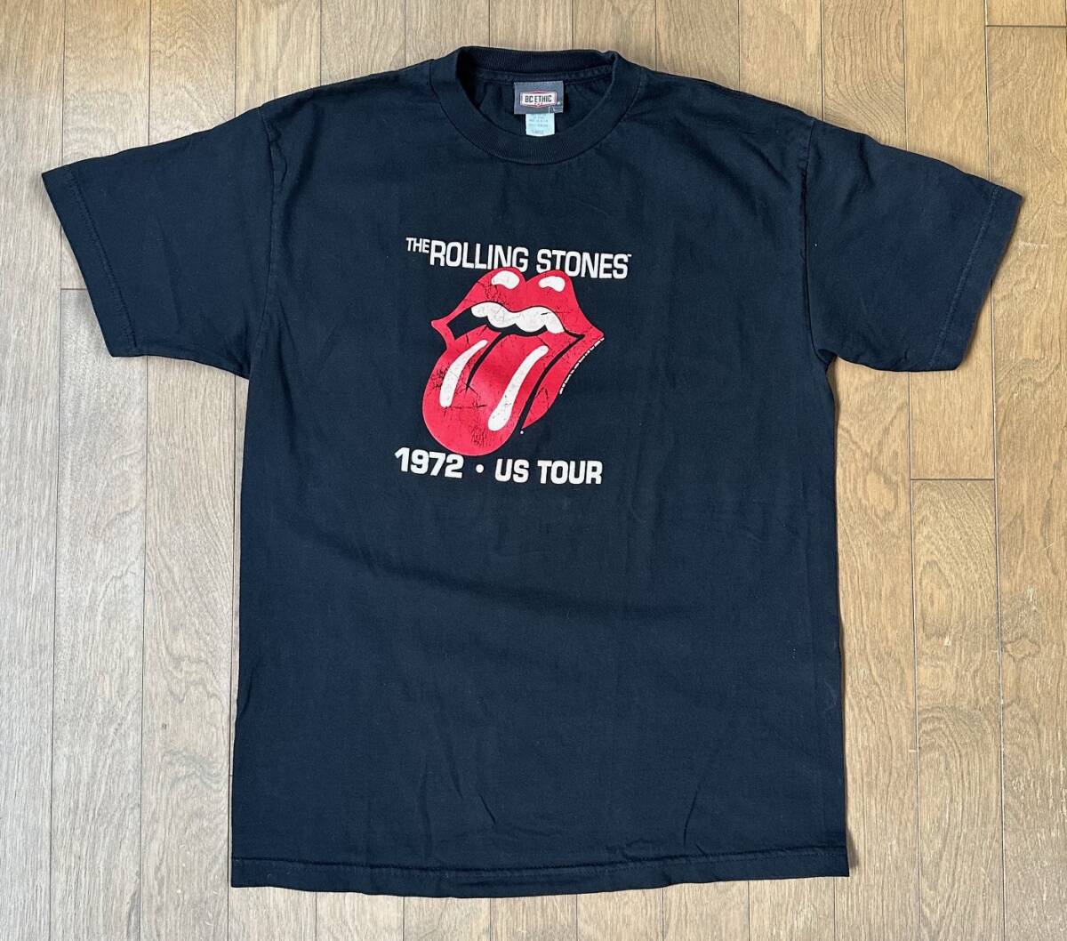 ■2004年製 極美品 THE ROLLING STONES - 1972 US TOUR Tシャツ BK-L ローリングストーンズ_画像1