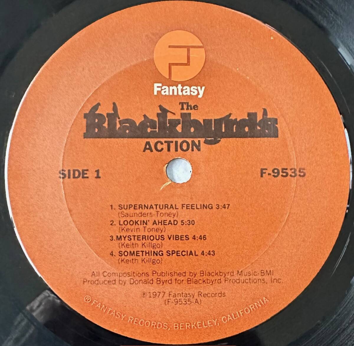 ■1977年 オリジナル US盤 The Blackbyrds - Action 12”LP F-9535 Fantasyの画像4