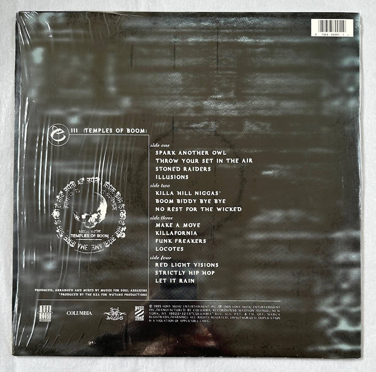 ■1995年 オリジナル US盤 Cypress Hill - III (Temples Of Boom) 12”LP 66991 Columbia / Ruff House Records_画像2