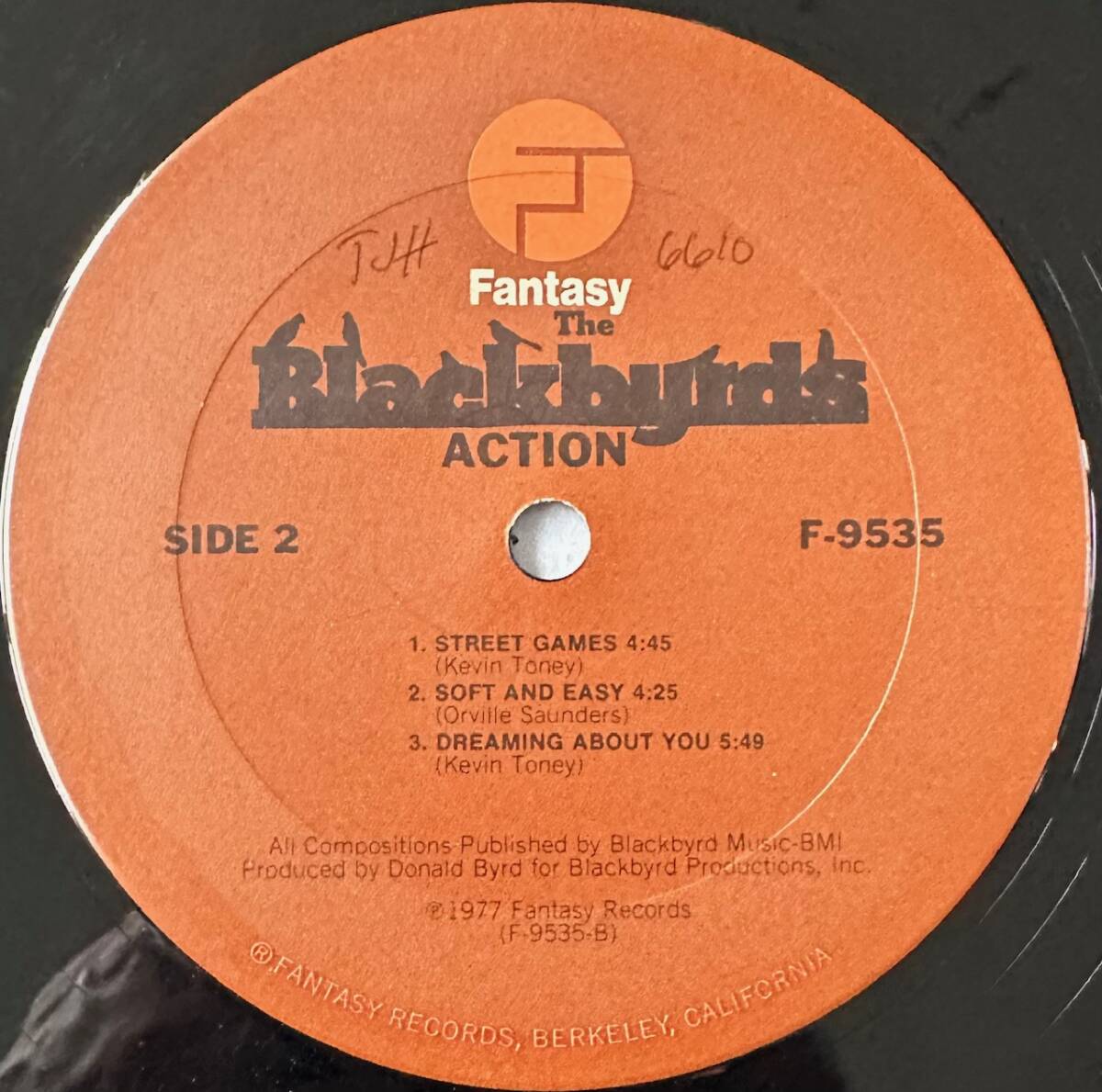 ■1977年 オリジナル US盤 The Blackbyrds - Action 12”LP F-9535 Fantasyの画像5