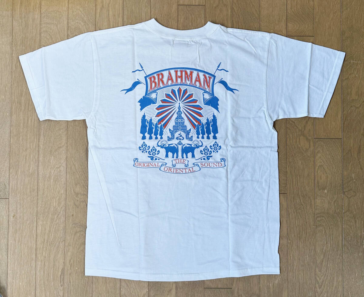 ■2000年代初期 新品 BRAHMAN - THE ORIGINAL ORIENTAL SOUND Tシャツ WHITE - M ブラフマン_画像3