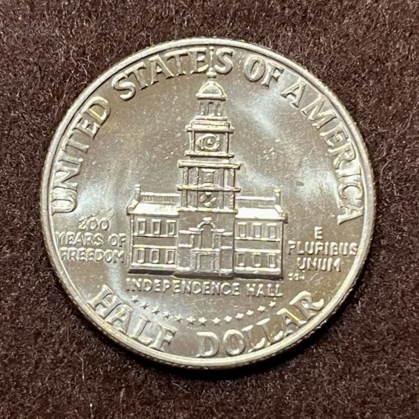アメリカ 50セント硬貨(1976D)  /ケネディハーフダラー/外国コイン/Lot2の画像2
