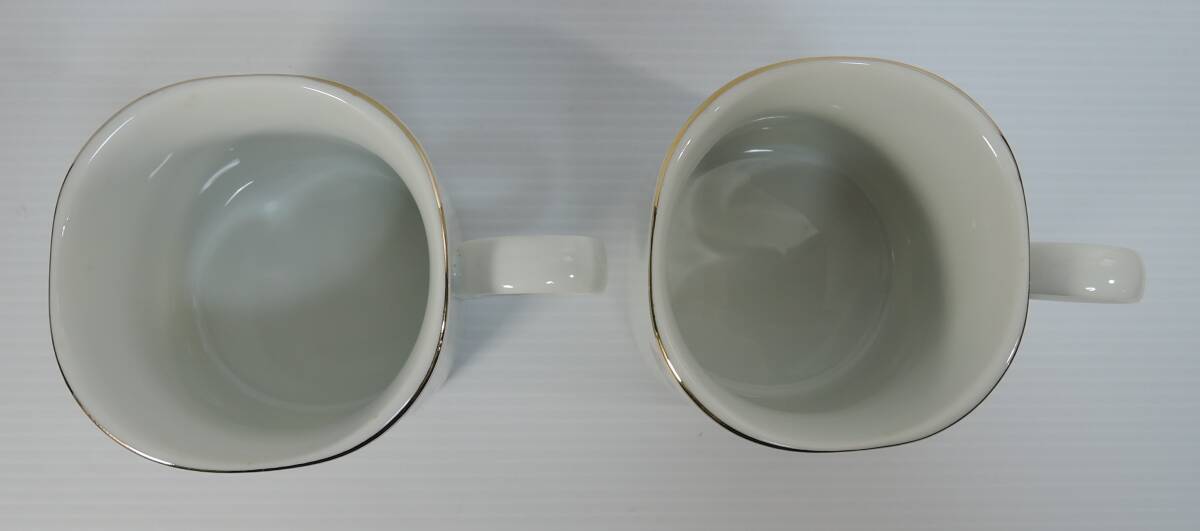 ☆A107■ネスカフェ　花のカップ　マグカップ　陶器製　２個■未使用_画像7