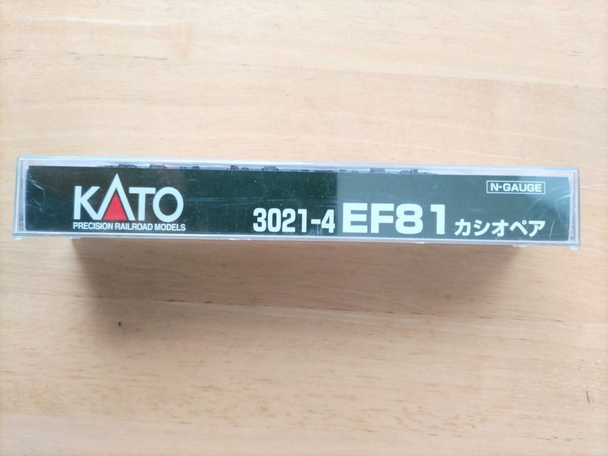 【ほぼ新品】 KATO EF81カシオペア 3021-4 電気機関車　ヘッドマーク付き　KATO鉄道模型Ｎゲージ