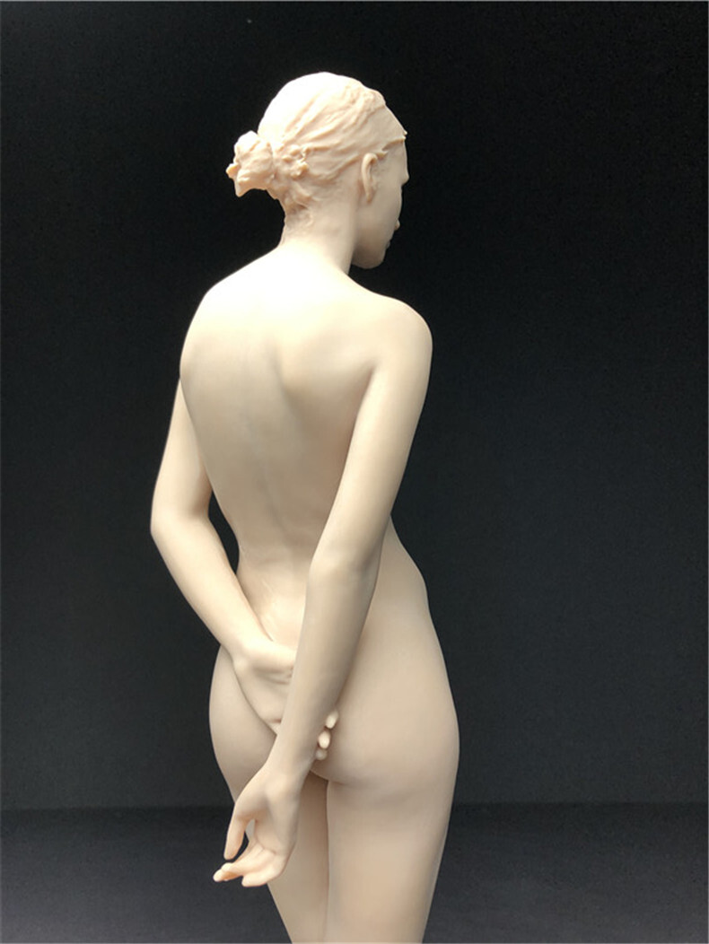 樹脂製　大型31センチ　西洋彫り　女神　ヌード　デッサン人形　ポージング　女性　少女　フィギュア　美人　裸婦　仏像　　重さ約239ｇ_画像5