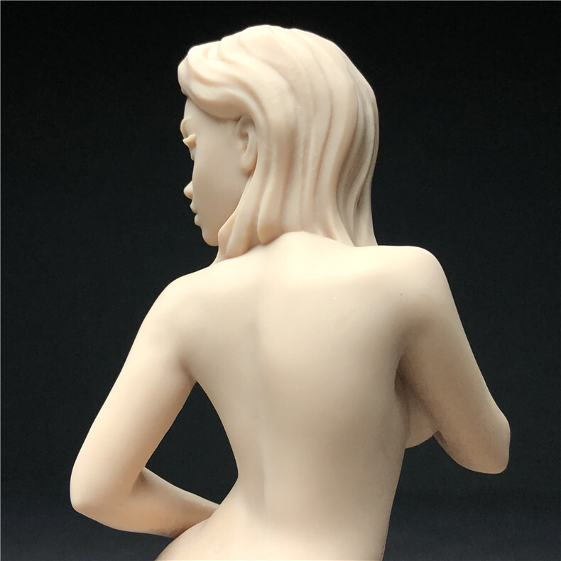 樹脂製 西洋彫り 女神 ヌード デッサン人形 ポージング 女性 少女 フィギュア 美人 裸婦 仏像  重さ約86ｇの画像8