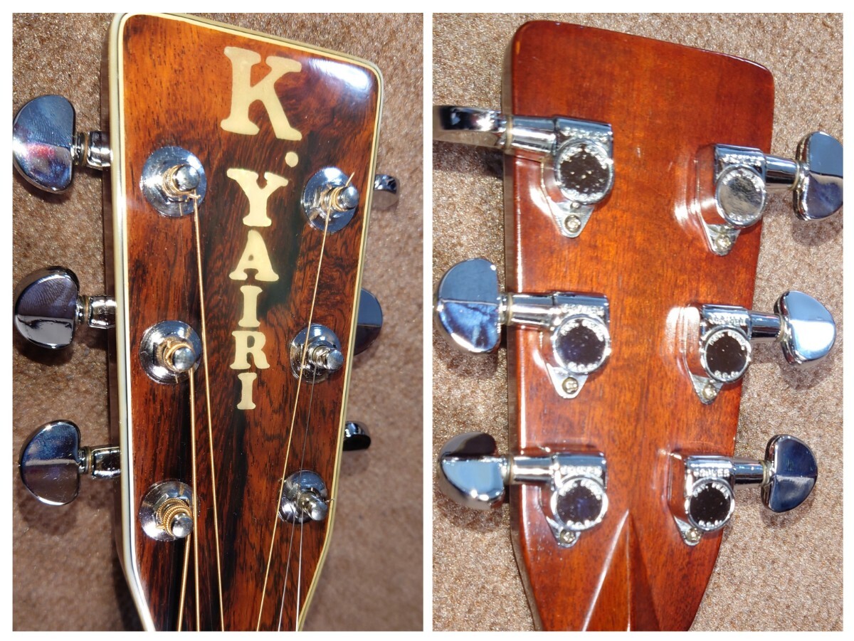 k.yairi yw-800 /1976製造 /Japan vintage acoustic guitar /ヤイリギター/激鳴り 個体_画像3