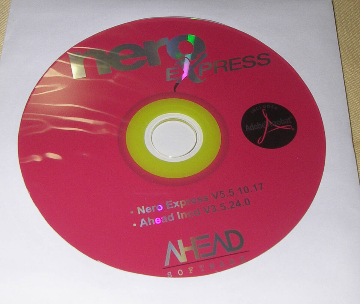 ★AHEAD NERO EXPRESS 5 CD for Windows★新品★_画像3