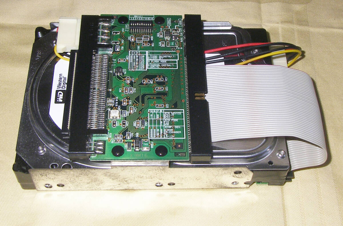 ★AKAI S5000/S6000 AKAI IB-ID2SC SCSI TO IDE BRIDGE ADAPTER HDD 80GB★OK!!★_画像2