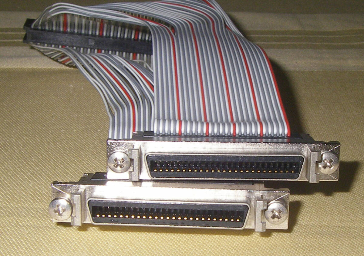 *SCSI-2 cable adaptor (SCSI 50pin)*13cm* inside part - external for conversion Short cable *