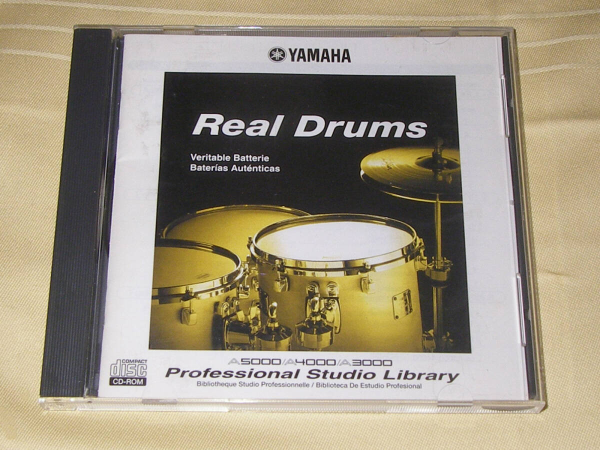 ★YAMAHA CD SAMPLER PSLCD-105 REAL DRUMS A3000/A4000/A5000 STUDIO LIBRARY★MADE in JAPAN★_画像1