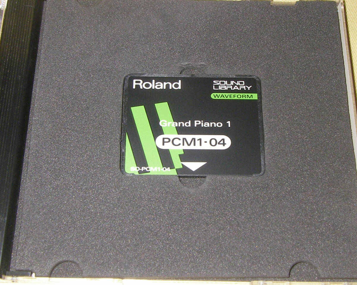 *Roland SO-PCM1-04 GRAND PIANO 1 ROM CARD SOUND LIBRARY*OK!!*MADE in JAPAN*