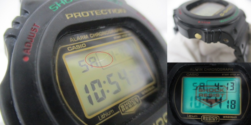 2241A 腕時計 CASIO カシオ G-SHOCK ウィンタープレミアム DW-5700TH-1JF 現状稼働品 動作確認済 ジャンクの画像6