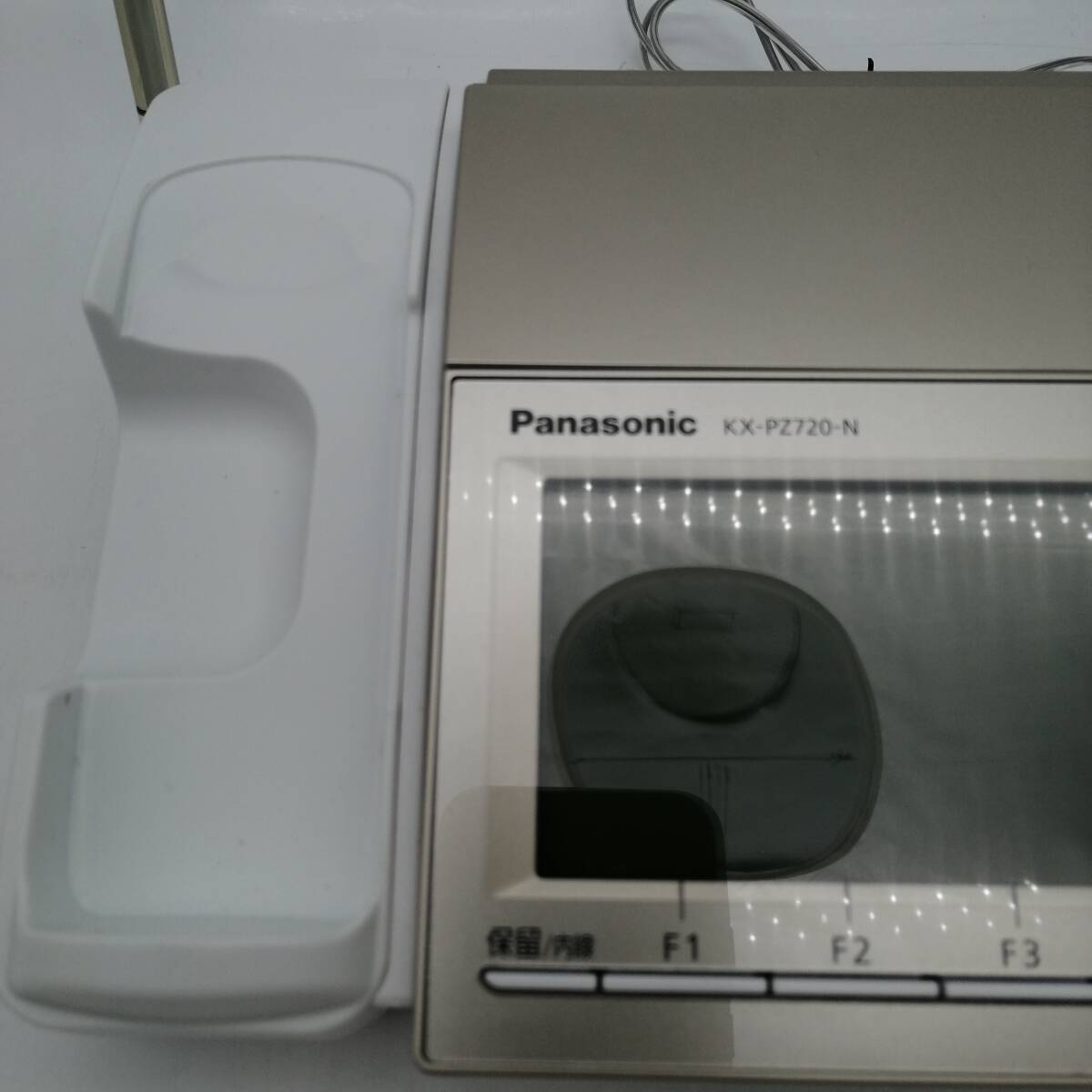 y2647 Panasonic パナソニック KX-PZ720-N コードレス 子機1台セット固定電話 FAX機 家電 通電確認済み 電話機 親機 子機の画像3