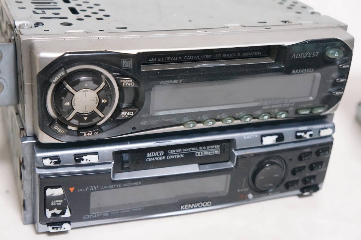 ケンウッド　アゼスト　CD/MD/カセット　カーステレオ　ジャンク品5点　RX-J60　RX-350/NS　RX-490CD　CR-F700　MRX4555Z_画像3