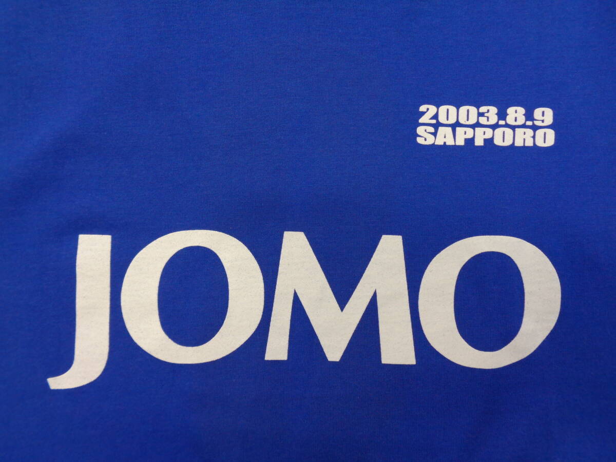 正規品中古★森島寛晃＃8★JOMOカップ シャツ 青 Lサイズ（57-76の画像5