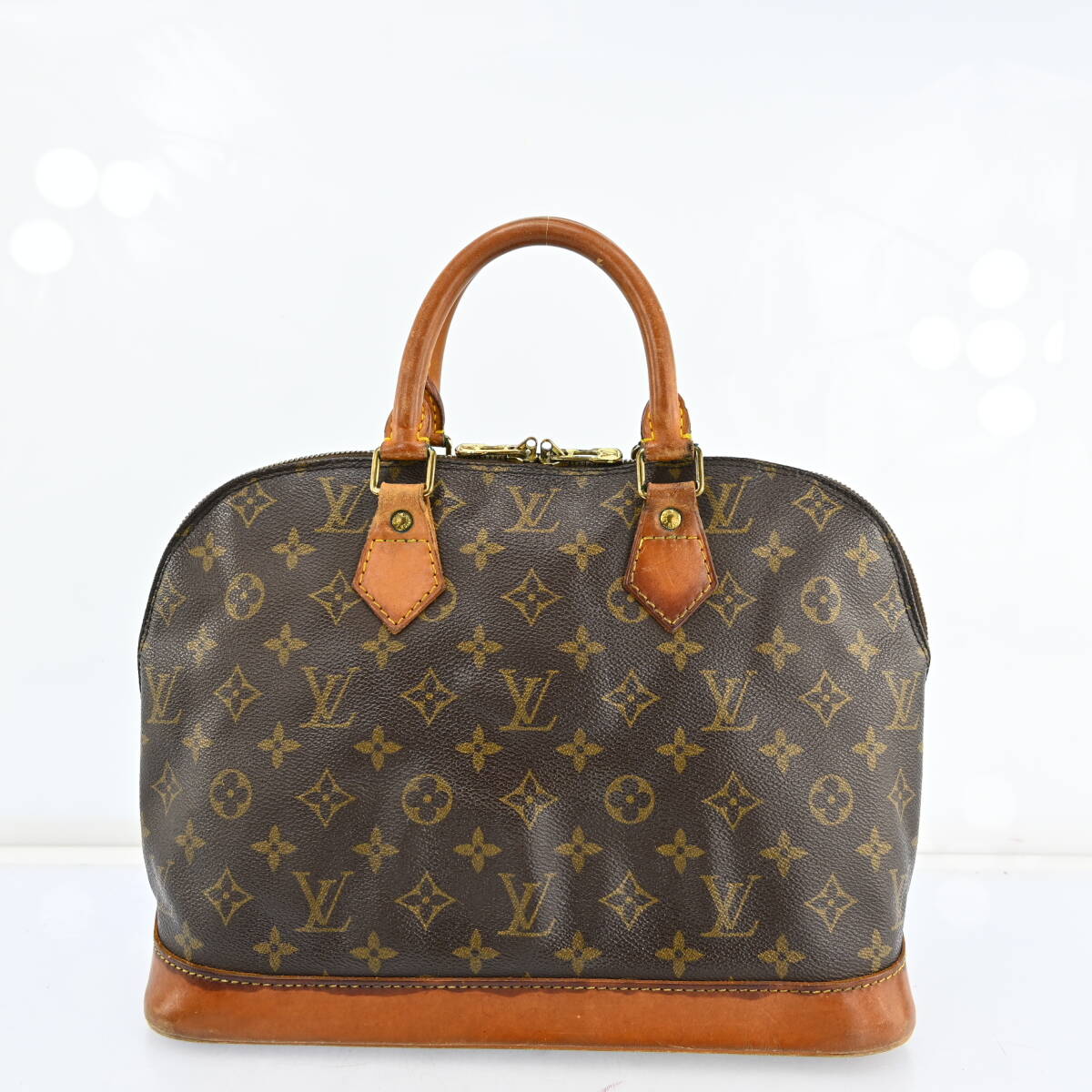 LOUIS VUITTON ルイヴィトン M51130 モノグラム アルマ ハンドバッグ トートバッグ レディース ブラウン系　K1633.1CT604