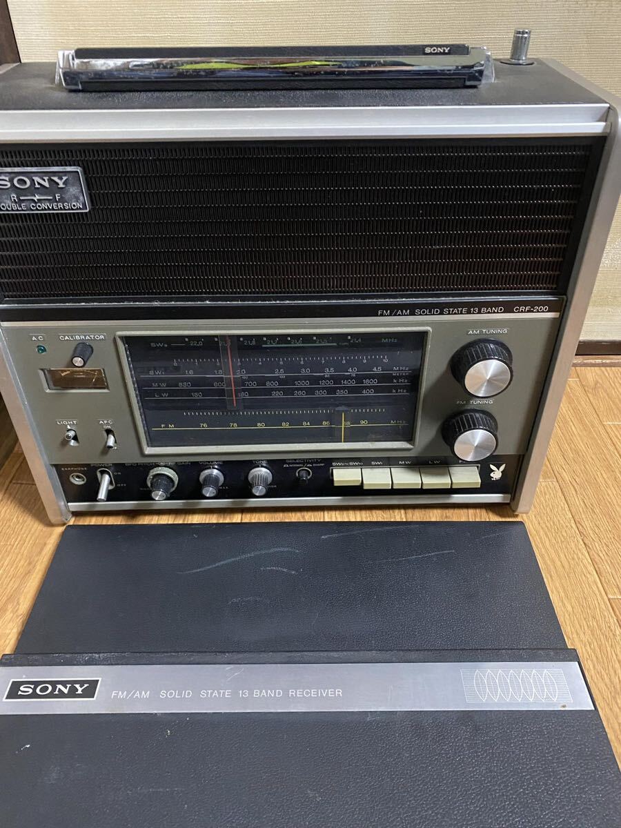 SONY CRF-200 FM/AM SW13バンド 短波BCLラジオの画像3