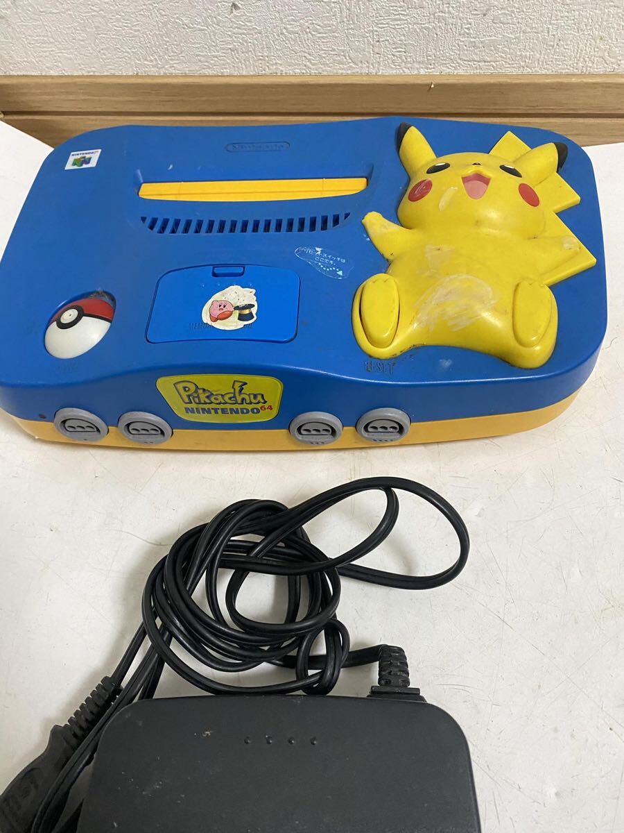 任天堂 ニンテンドー ピカチュウ Pikachu NINTENDO64 本体 NUS-101(JPN) _画像4