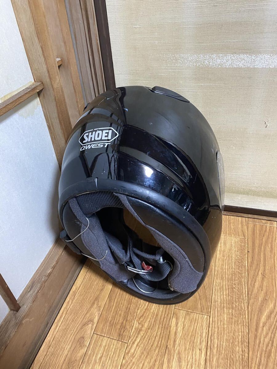 ヘルメット SHOEI ショウエイ フルフェイスヘルメット QWEST Mサイズ 57cm_画像4