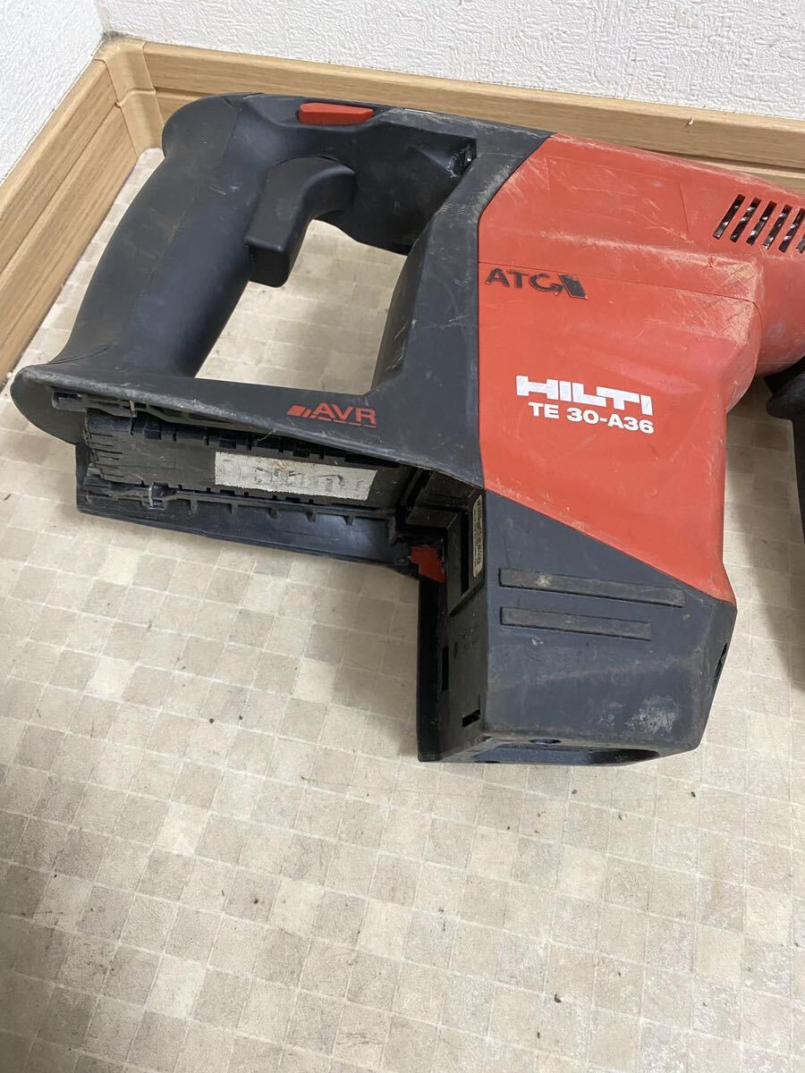 動作OK HILTI ヒルティ TE30-A36 36V ハイパワー 充電式 コードレスハンマードリル _画像6