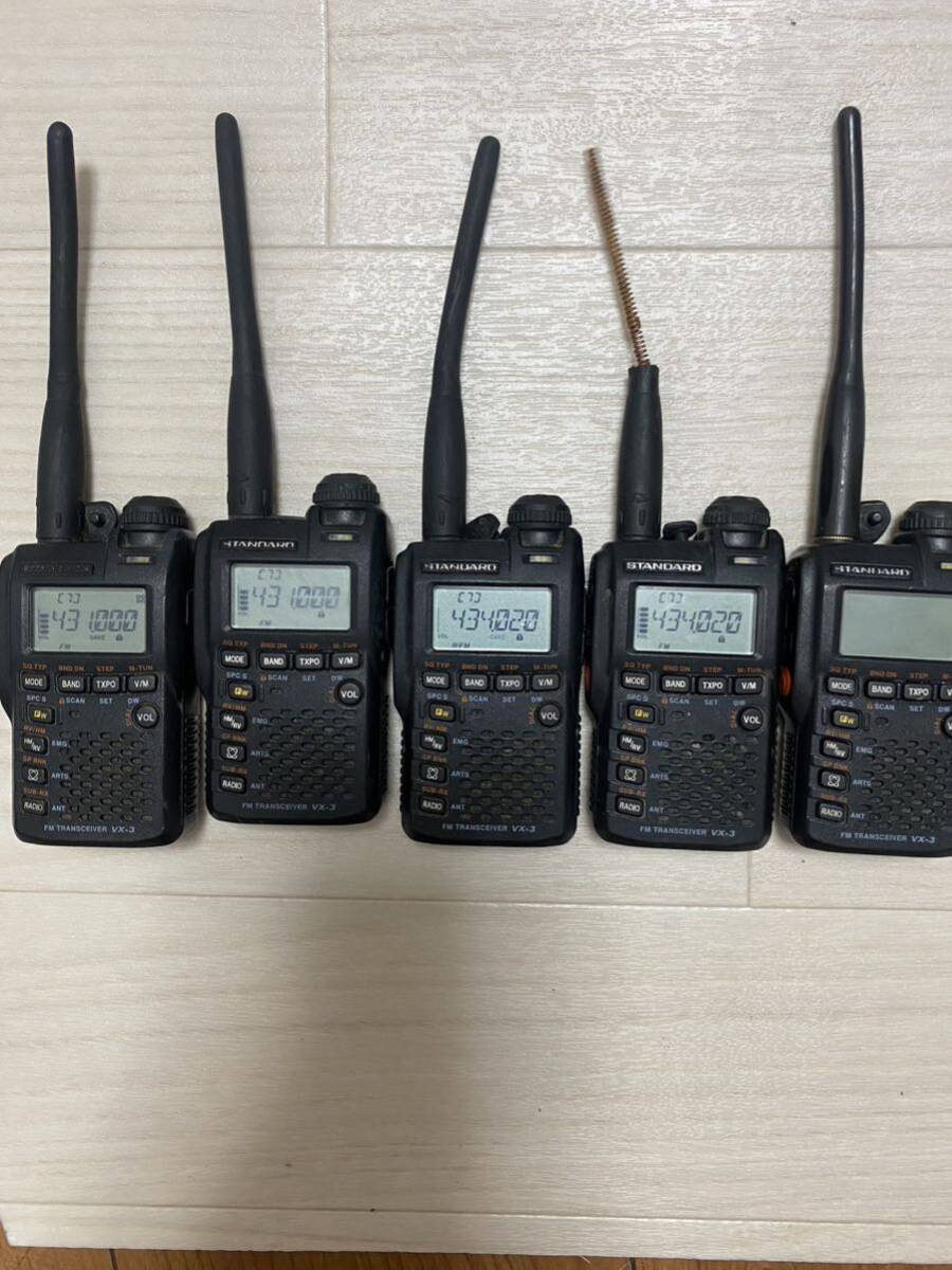  special small electric power transceiver STANDARD VX-3 5 pcs together sell 