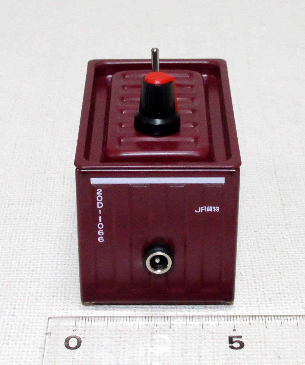JR貨物コンテナJR12Ｆ ブリックコンテナ缶使用　自作PWM制御パワーパック（JRFレッド）_画像5