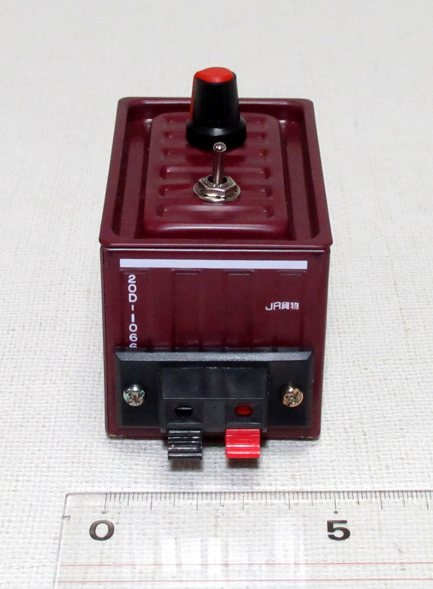 JR貨物コンテナJR12Ｆ ブリックコンテナ缶使用　自作PWM制御パワーパック（JRFレッド）_画像6