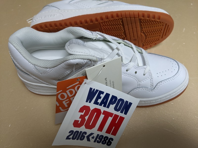 コンバース ウエポン ホワイトプラス OX 26cm WEAPON WHTPLS OX 30周年記念モデルの画像3