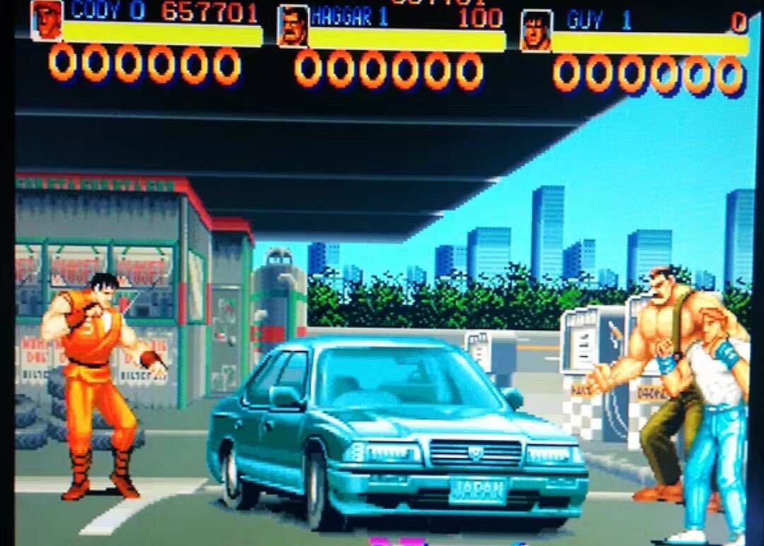 1円～CAPCOM/カプコン アーケード基板 『ファイナルファイト』  Final Fight ゲーム基板  動作確認済み  3P可能 ハーネス付き の画像3