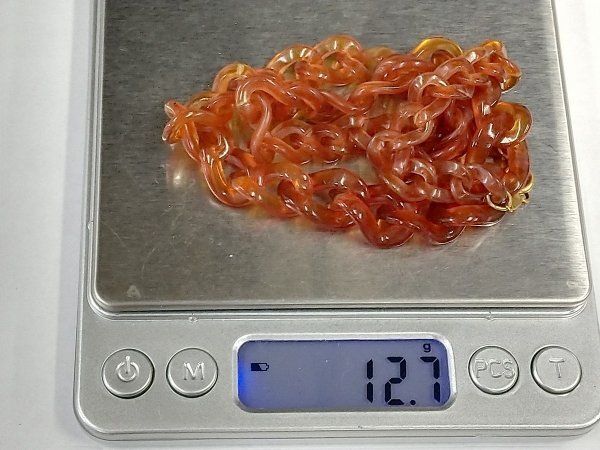 0402L89　本鼈甲　べっ甲　ネックレス　約12.7ｇ_画像9