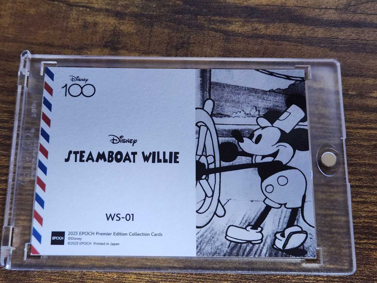 エポック ディズニー100 epoch Disney100 蒸気船ウィリー 10枚限定 スタンプカードの画像2