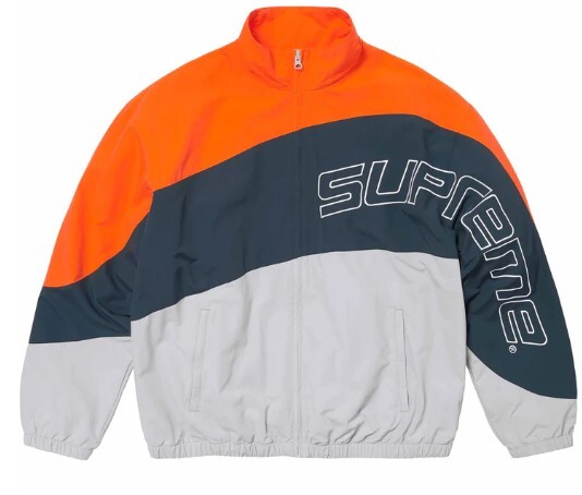 送料無料 【グレー・XXL】Curve Track Jacket supreme 24ss 国内正規品 新品未開封 シュプリーム Grey グレー カーブ トラック ジャケットの画像1