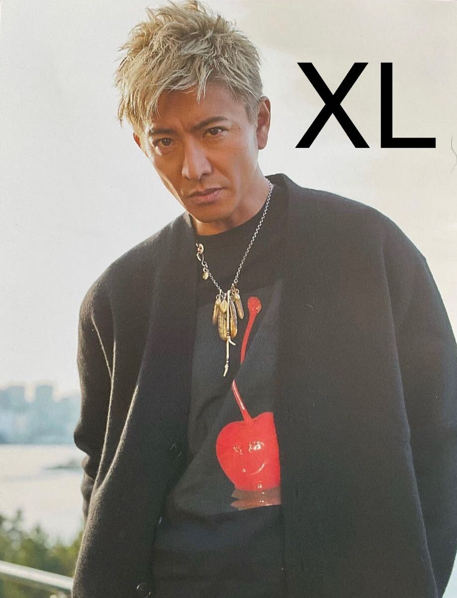 即決 XLサイズ minedenim cherry チェリー Tシャツ 白|