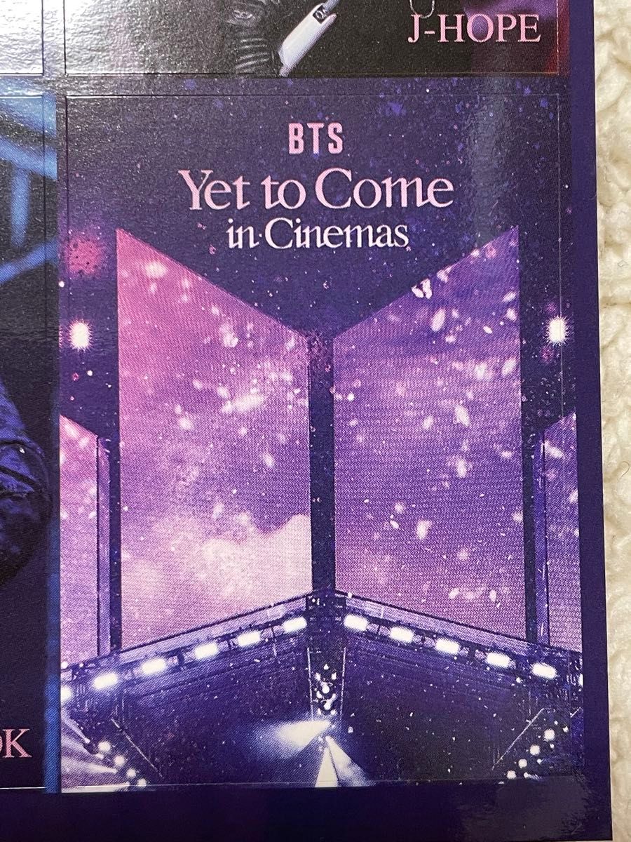2023BTS Yet to Come in Cinemas ムビチケと入場特典第三弾ステッカー