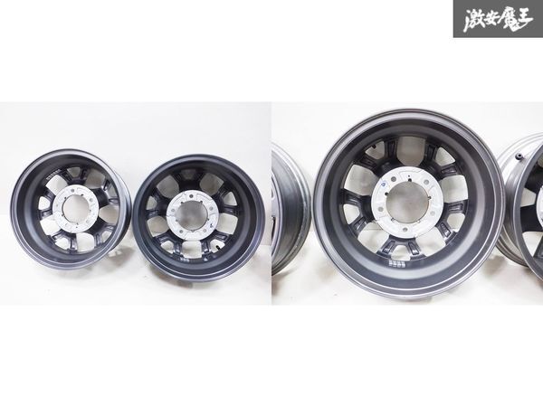 ◆美品! 目立つキズ無し!◆ スズキ純正 JB74W ジムニーシエラ 78R01 15インチ 5.5J +5 5穴 PCD139.7 ガンメタ ホイール単体 4本 JB64W_画像8