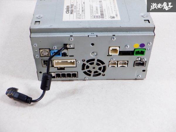 スズキ純正 OP clarion クラリオン メモリーナビ GCX710 99000-79X32 Bluetooth 地デジ内蔵 DVD再生 CD再生 カーナビ 棚E6の画像7