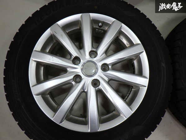 ブリヂストン LINZ 16インチ 6.5J +54 5穴 PCD114.3 ホイール ヨコハマ ice GUARD iG50PLUS 205/60R16 92Q IG50 スタッドレスタイヤ ノアの画像3