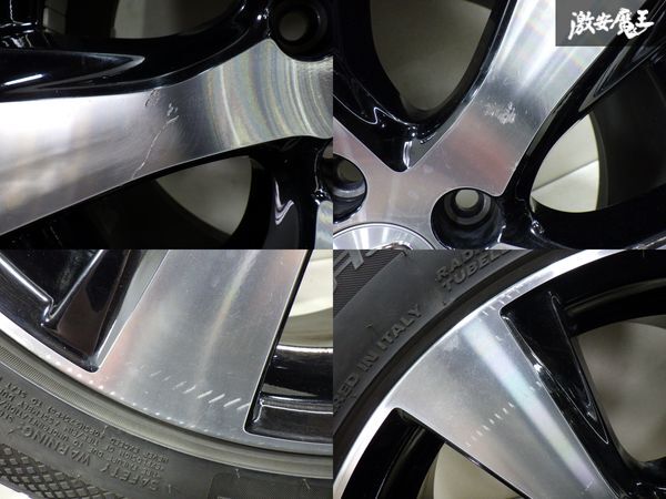 ホンダ純正 FR4 FR5 ジェイド 17インチ 7J +45 5穴 PCD114.3 ホイール MOMO モモ TOPRUNM300 AS SPORT 225/50R17 98V タイヤ_画像6