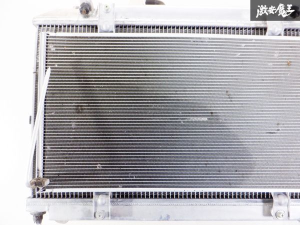 KOYORAD コーヨー SE3P RX-8 RX8 前期 アルミ ラジエータ ラジエター 2層 純正 電動ファン エアコン コンデンサー セット 棚2B3_画像2