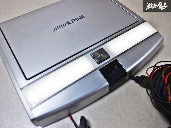 保証付 ALPINE アルパイン フリップダウンモニター TMX-R2200/MG 10.2inc 10.2インチ リモコン付 棚E5_画像3