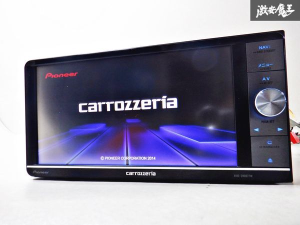 保証付 carrozzeria カロッツェリア AVIC-ZH0077W HDDナビ 地図データ 2014年 Bluetooth CD DVD HDMI フルセグ カーナビ 棚D3の画像1