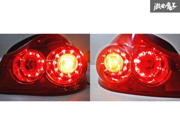 点灯Ok★日産純正 V36 スカイライン 前期 LED テールランプ テールライト 外側 左右 ICHIKOH D040 棚H6_画像2