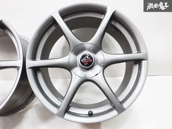 希少! 極上品!★ 純正 BNR34 スカイライン GT-R VスペックII FORGED 鍛造 18インチ 9J +30 5穴 PCD114.3 ホイール単体 AA310 BNR32 BCNR33_画像6