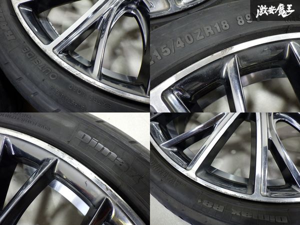 RAYS レイズ VERSUS STRATAGIA ストラテジーア AMARENA アマレーナ 18インチ 7J +48 5穴 PCD114.3 ホイール 215/40ZR18 89Y タイヤ_画像6