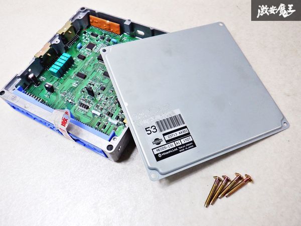 実働外し☆保証付 日産 NISSAN 純正 BNR34 スカイライン GT-R GTR 後期 RB26DETT エンジン コンピューター ECU CPU 23713-AA301 即納 棚C5_画像1