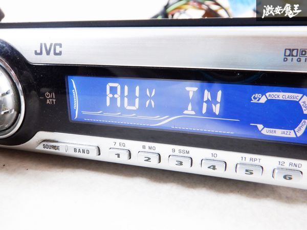  with guarantee operation OK JVC DVD CD receiver player deck KD-DV5200-S 1DIN immediate payment shelves C11